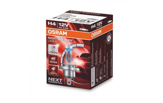 Osram Night Breaker Laser 150 H4 12V/60-55W