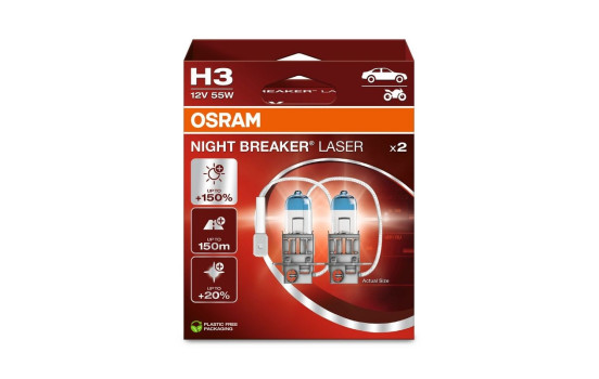Osram Night Breaker Laser - H3 - set of 2 pieces