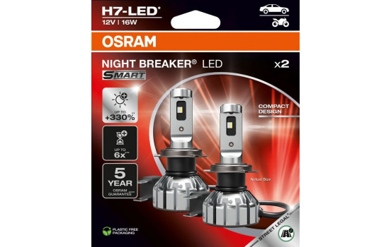 Osram Night Breaker LED H7, (2 pieces)