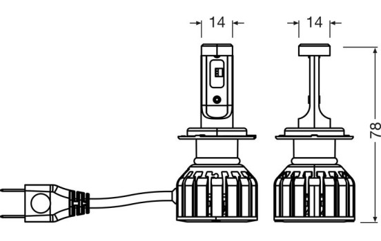 Osram Night Breaker LED H7, (2 pieces), Image 4