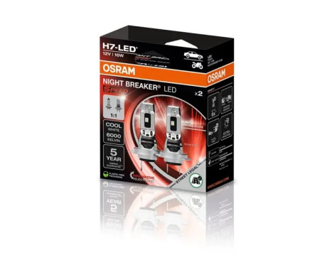 Osram NightBreaker LED H7, (2 pieces)