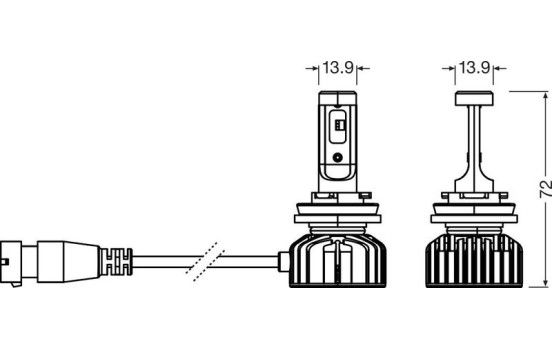 Osram NightBreaker LED H8 (2 pieces), Image 4