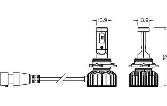 Osram NightBreaker LED HB4, (2 pieces), Image 3