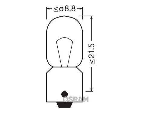 Osram Original 12V 5W BA9s, Image 4