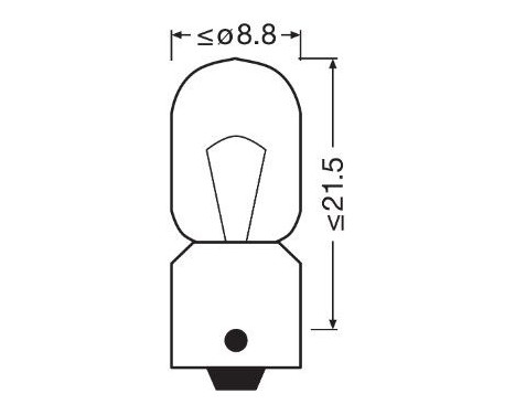 Osram Original 12V T4W - 2 pieces, Image 3
