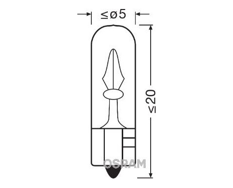 Osram Original 12V W2.3W, Image 4