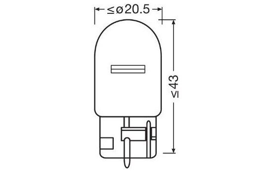 Osram Original 12V W21W - 2 pieces, Image 3