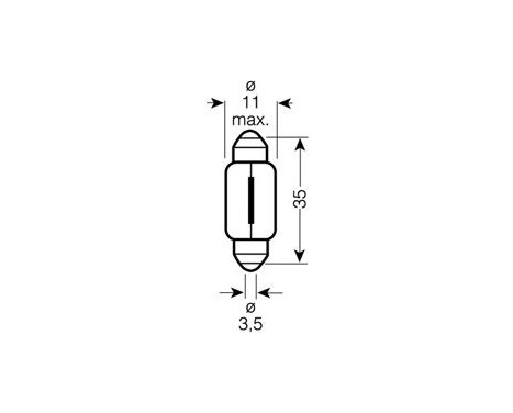 Osram Ultra Life 12V C5W 11x35mm, Image 4