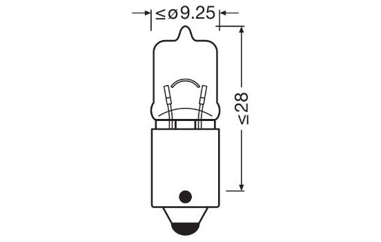 Osram Ultra Life 12V H6W - 2 pieces, Image 3
