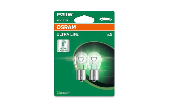 Osram Ultra Life P21W, 12V21W (2 pieces)