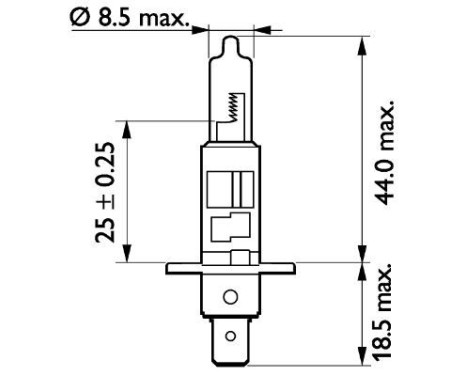 Philips light bulb H1, Image 3