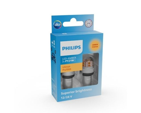 Philips PY21W Ultinon PRO7000 - Orange - BAU15S