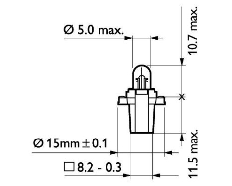 Philips Standard BAX8.3s/1.35, Image 3