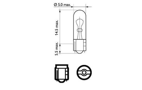 Philips Standard W1, 2W, Image 3