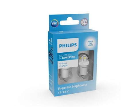 Philips Ultinon PRO7000 - 6000K - 12/24V - BA15S