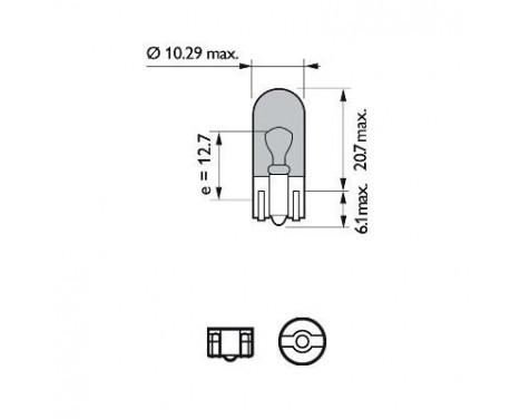 Philips White Vision Ultra W5W, Image 3