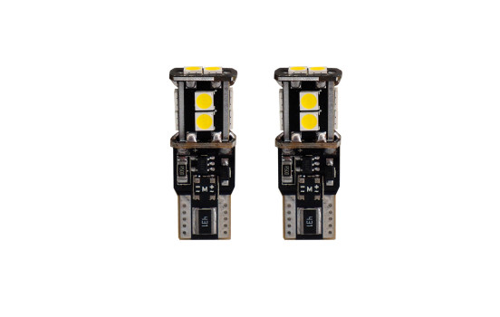 Simoni Racing T10 10-LED Lamps 'Canbus No-Polarity' - High Brightness Superwhite - Set of 2 pieces, Image 2