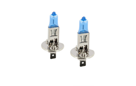 SuperWhite Blue H1 55W / 12V / 4200K Halogen Lamps, set of 2 pieces (E13), Image 2