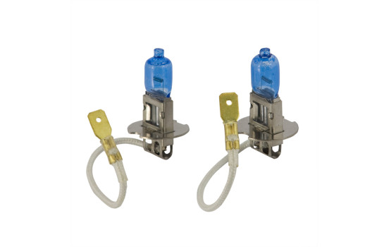 SuperWhite Blue H3 55W / 12V / 4200K Halogen Lamps, set of 2 pieces (E13)