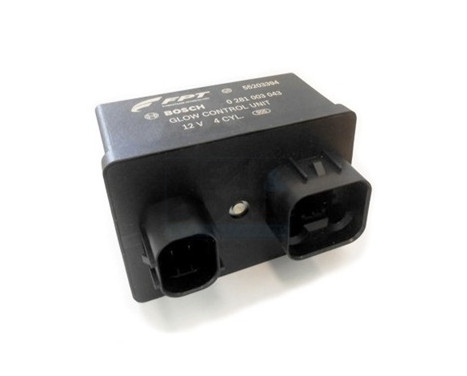 Control unit, glow time