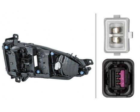Daytime running lights, Left 2PT 010 945-011 Hella, Image 2