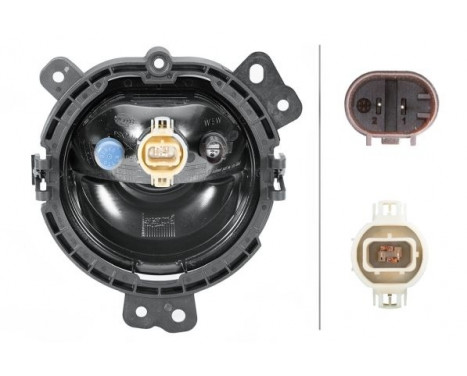 Daytime running lights, Left 2PT 011 748-151 Hella, Image 2