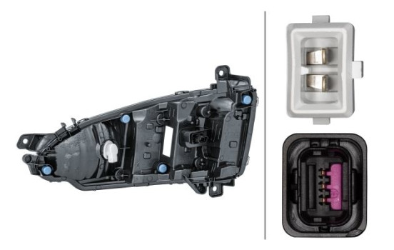 Daytime running lights, Right 2PT 010 945-021 Hella, Image 2