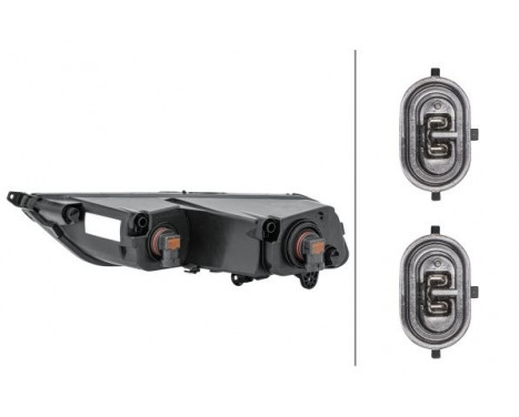 Fog lamp/cornering light/drl VW Passat 10-14 re H8 1ND 010 545-141 Hella, Image 2