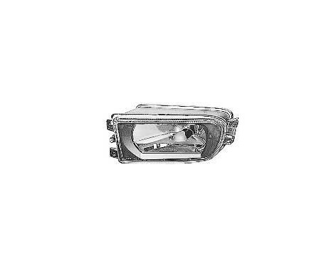 Fog lamp left CLEAR 0639995 Van Wezel