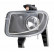 Fog lamp left +SPORT H1 (BLACK) 1624997 Van Wezel, Thumbnail 2