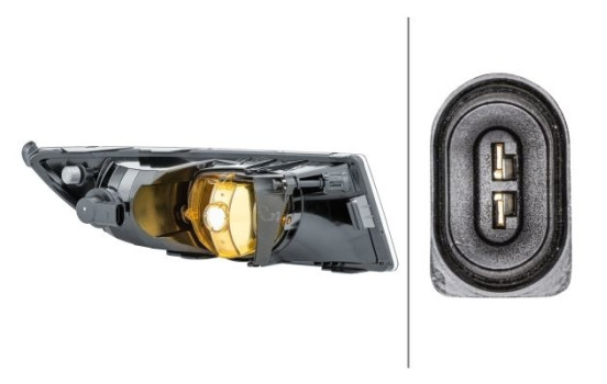 Fog lamp Skoda Fabia 10- li H8 drl 1NE 010 299-111 Hella, Image 2
