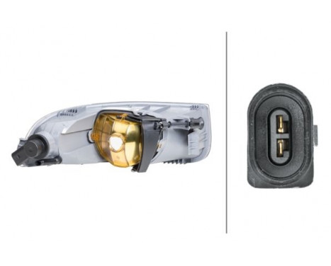 Fog lamp Skoda Superb(3T4/3T5)08-13 li drl 1NE 271 615-131 Hella, Image 2