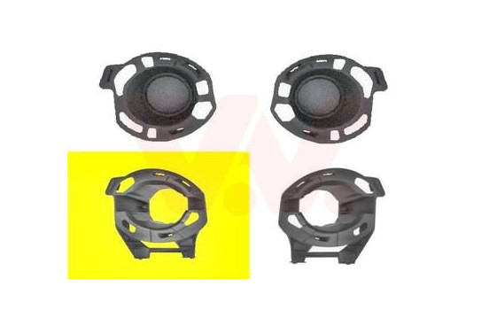 Fog Lamp Support Right 4333592 Van Wezel, Image 2