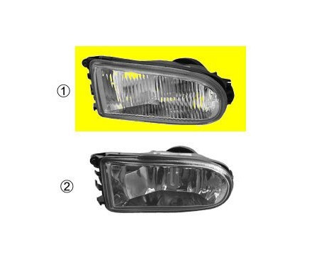 Fog lamp until '01/00 left 4345997 Van Wezel, Image 2