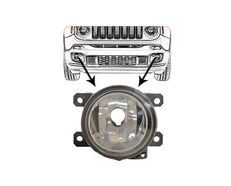 Fog Light 2126999 Van Wezel