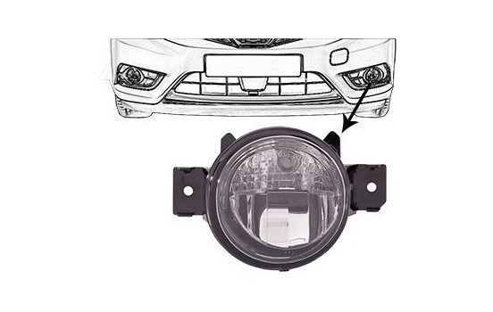 Fog Light 3341995 Van Wezel
