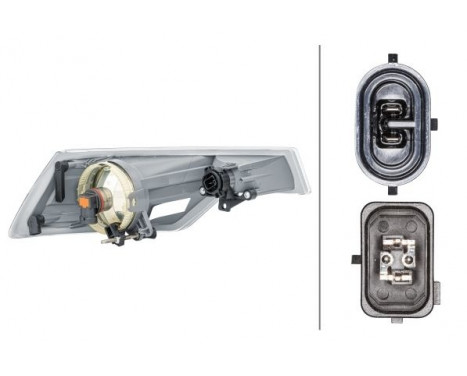 Fog light Citroen C5 III (RD_) 08- li H8 1NE 271 532-011 Hella, Image 2