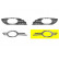 Fog light ring Avangarde Chrome left 3043597 Van Wezel