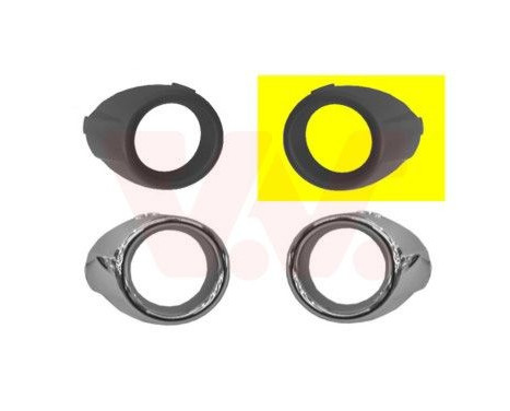 Fog light ring left 1807593 Van Wezel, Image 2