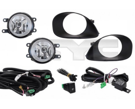 Fog Light Set 19-5857001 TYC, Image 2