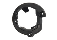 Frame, fog lamp