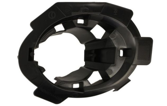 Frame, fog lamp