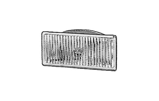 Insert, fog light 1NB 123 581-001 Hella, Image 3
