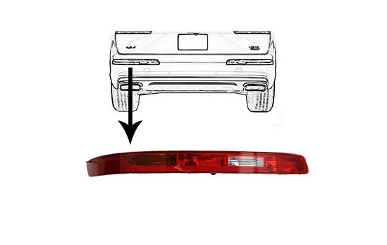 Rear fog lamp 0386929 Van Wezel