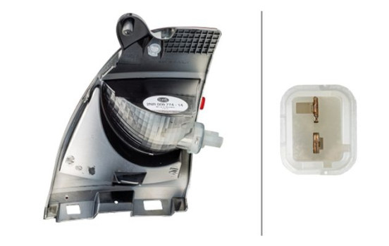 Rear fog lamp 2NR 009 774-141 Hella, Image 2