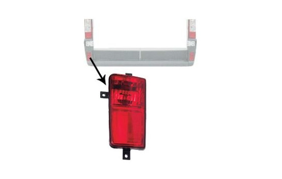 Rear Fog Light 1651929 Van Wezel