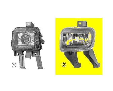 Right fog lamp from year of manufacture 9th month 1994+ not for GSi 3735998 Van Wezel, Image 3