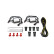 Set of semi-universal LED fog lamps + DRL 'U-Shape' daytime running lights - Diameter 90mm - ECE-R19/R87 E DL UNF08 AutoStyle, Thumbnail 7