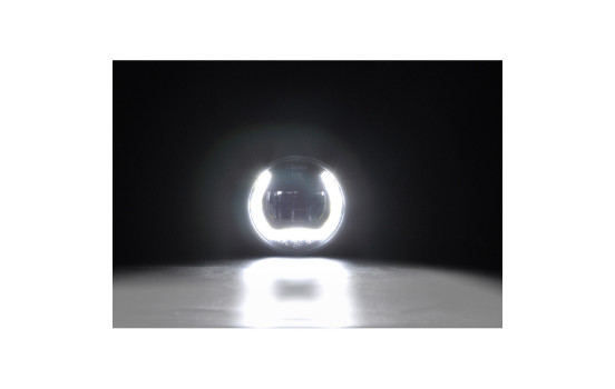 Set of semi-universal LED fog lamps + DRL 'U-Shape' daytime running lights - Diameter 90mm - ECE-R19/R87 E DL UNF08 AutoStyle, Image 9