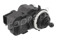 Adjusting motor, headlight height adjustment